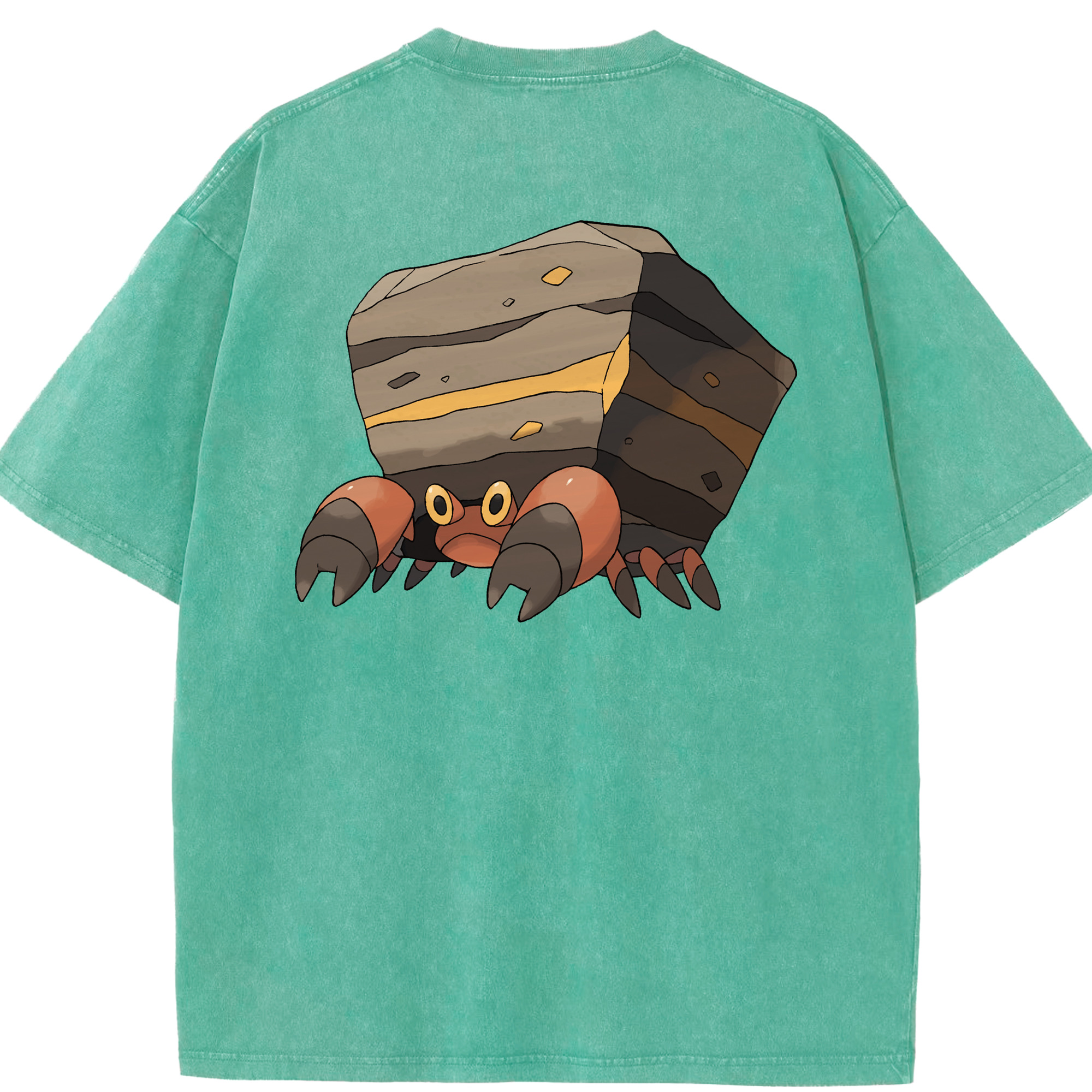 （画像用） ポケットモンスター Pokémon 綿100% ヴィンテージ風 半袖Tシャツ（背面プリント）